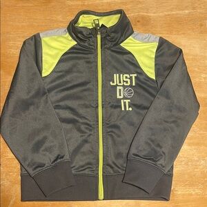 Kids NikeGray and Yellow Jacket